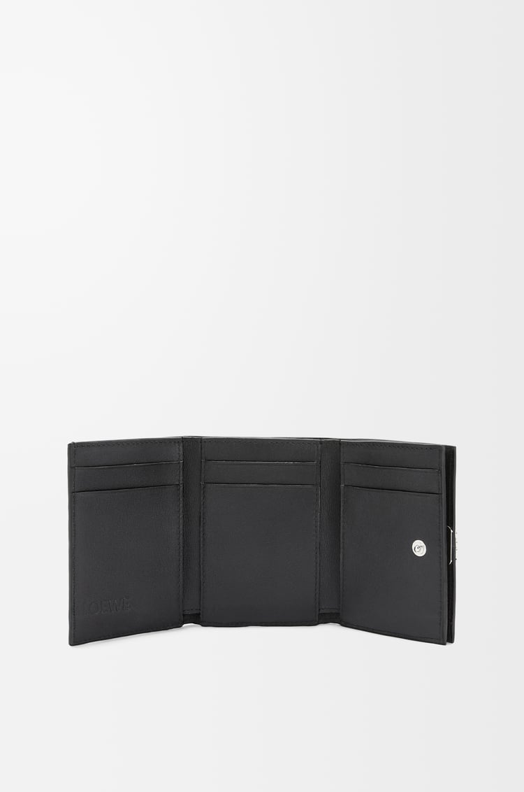 Loewe Anagram Trifold Wallet In Pebble Grained Calfskin 5 Colours