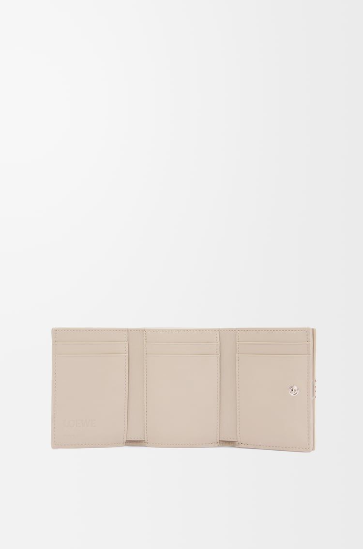 Loewe Anagram Trifold Wallet In Pebble Grained Calfskin 5 Colours