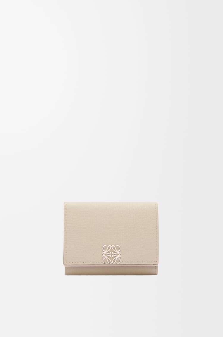 Loewe Anagram trifold wallet in pebble grained calfskin 5 Colours