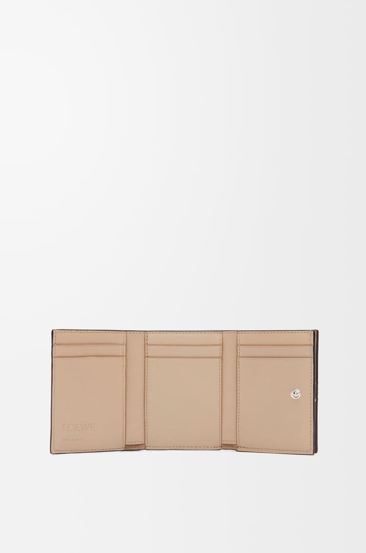 Loewe Anagram Trifold Wallet In Pebble Grained Calfskin 5 Colours