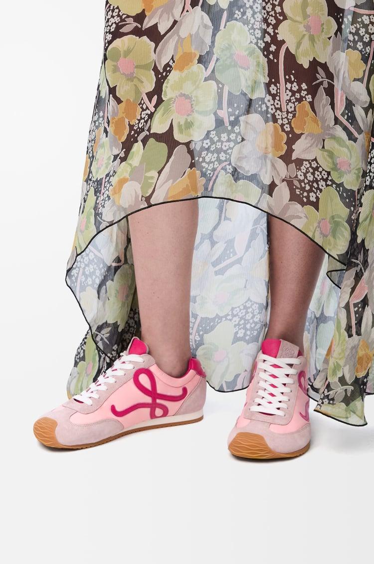 Loewe Ballet Runner 2.0 In Nylon And Calfskin 1 Colours