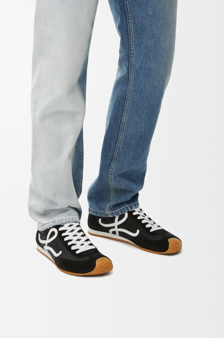 Loewe Ballet Runner 2.0 In Nylon And Calfskin 4 Colours