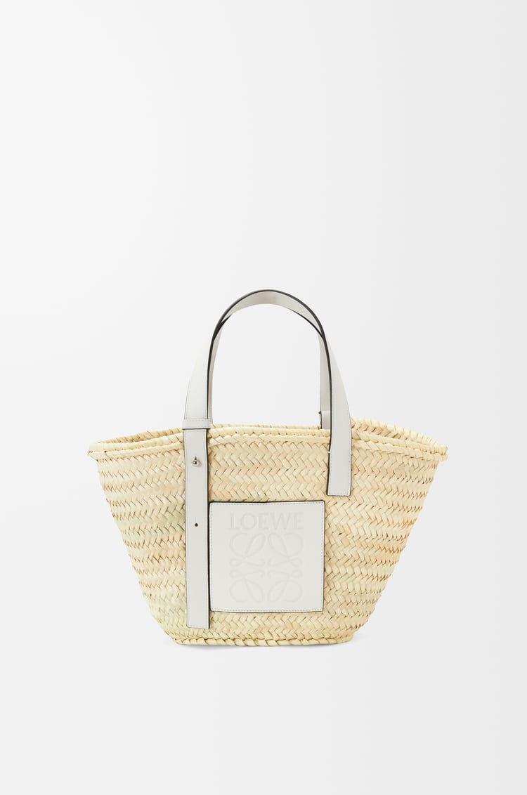 Loewe Basket bag in palm leaf and calfskin 1 Colours