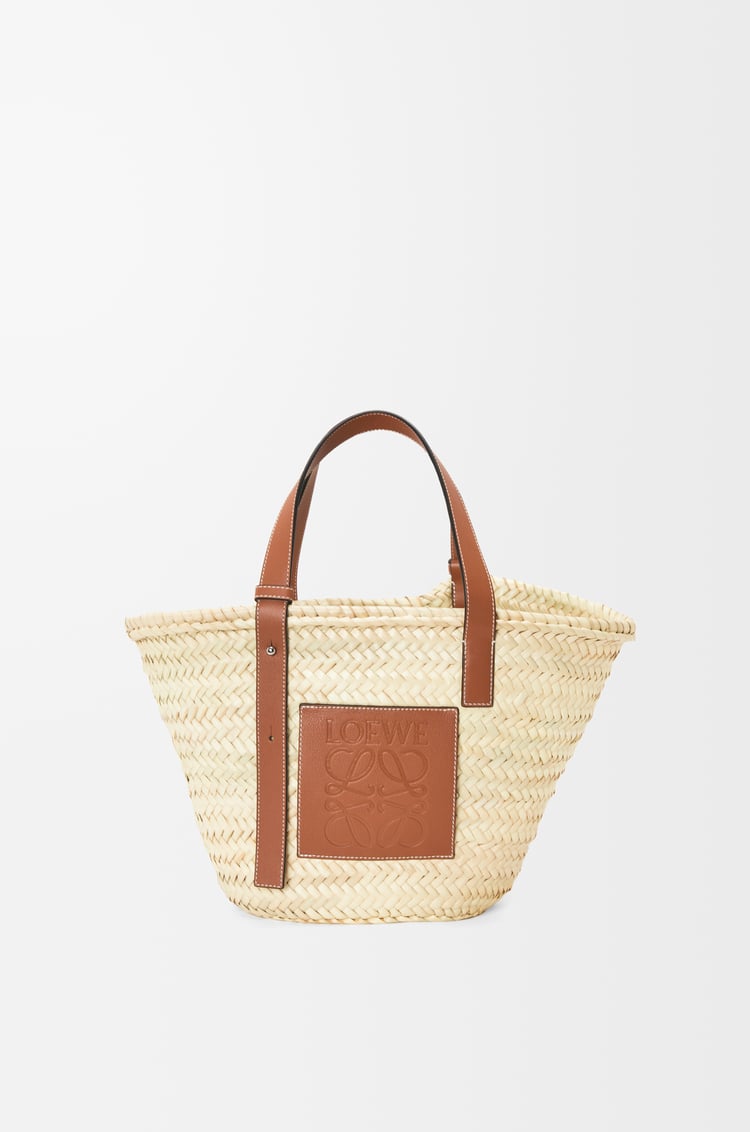 Loewe Basket bag in palm leaf and calfskin 1 Colours
