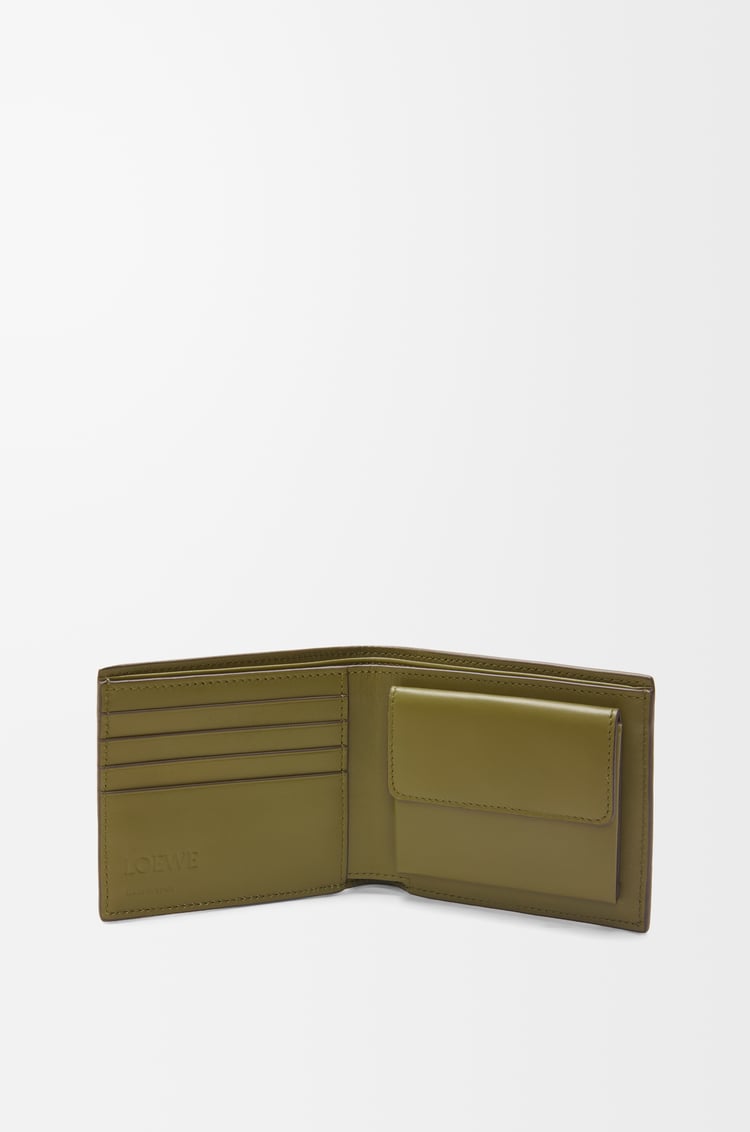 Loewe Bifold Coin Wallet In Soft Grained Calfskin 4 Colours