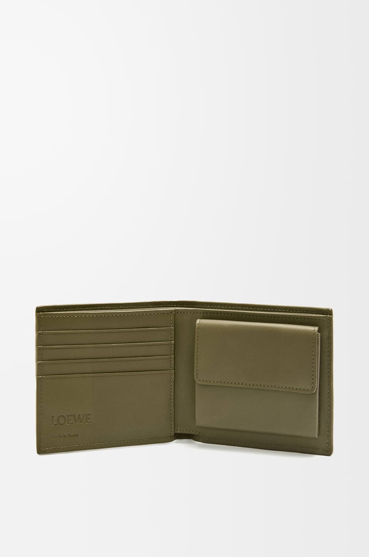 Loewe Bifold Coin Wallet In Textured Classic Calfskin 5 Colours