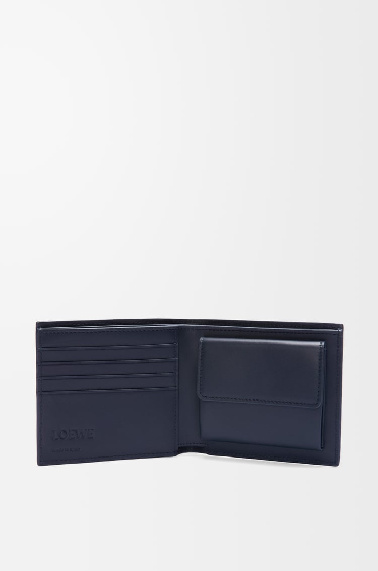 Loewe Bifold Coin Wallet In Textured Classic Calfskin 5 Colours