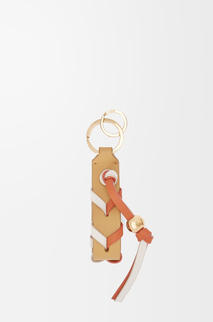Loewe Braided keyring in classic calfskin 2 Colours