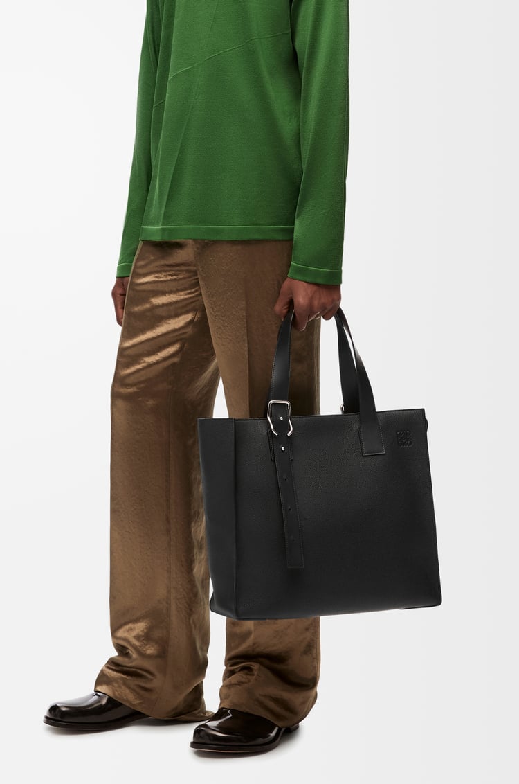 Loewe Buckle Horizontal Tote In Classic Calfskin 3 Colours