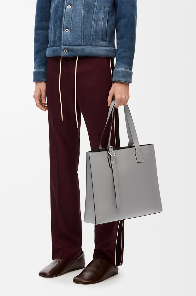 Loewe Buckle Horizontal Tote In Classic Calfskin 3 Colours