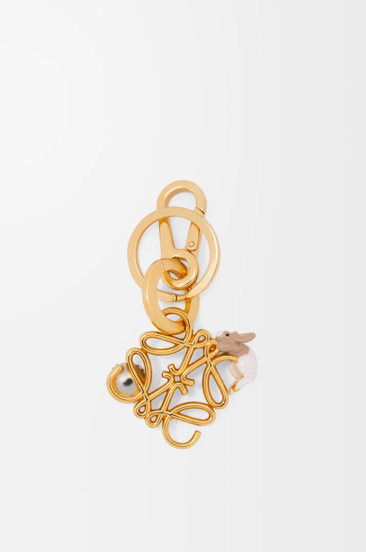Loewe Bunny On The Moon Anagram Charm In Enamel 1 Colours