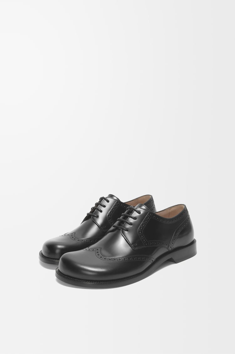 Loewe Campo Brogue Derby In Brushed Calfskin 2 Colours