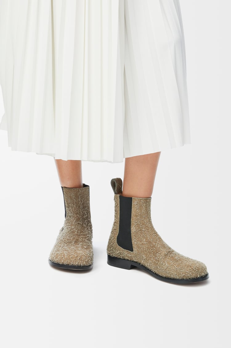 Loewe Campo Chelsea Boot In Brushed Suede 1 Colours