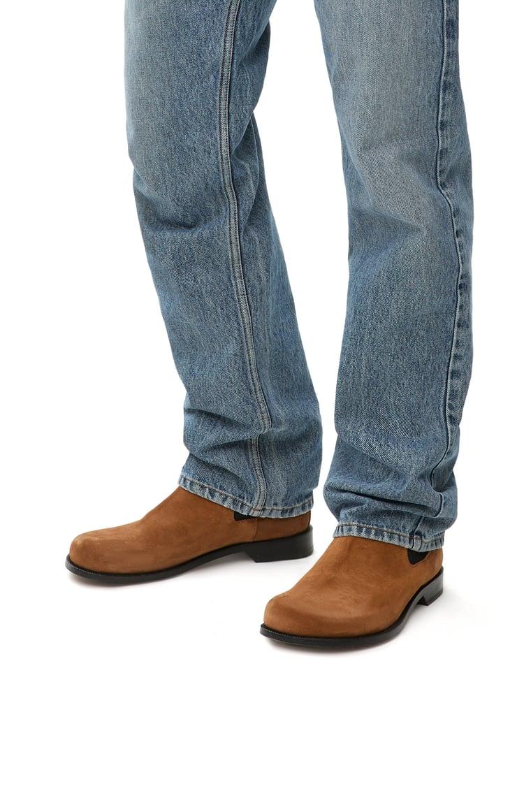 Loewe Campo Chelsea Boot In Calfskin Suede 1 Colours