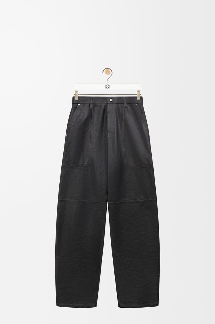 Loewe Cargo trousers in nappa calfskin and cotton 1 Colours