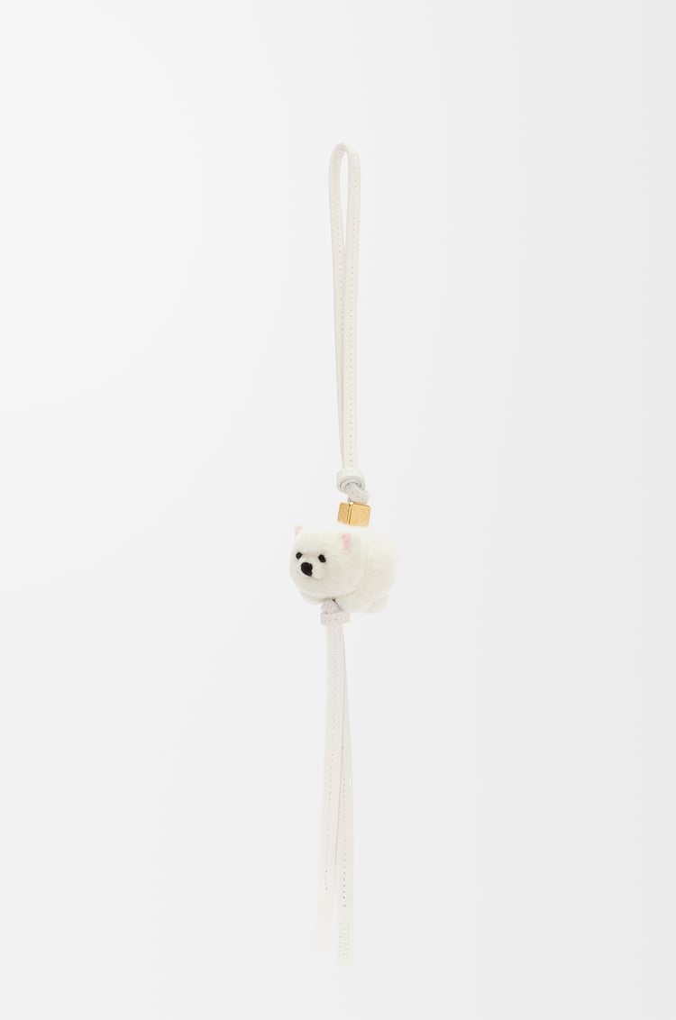 Loewe Chow chow charm in felt and calfskin 1 Colours
