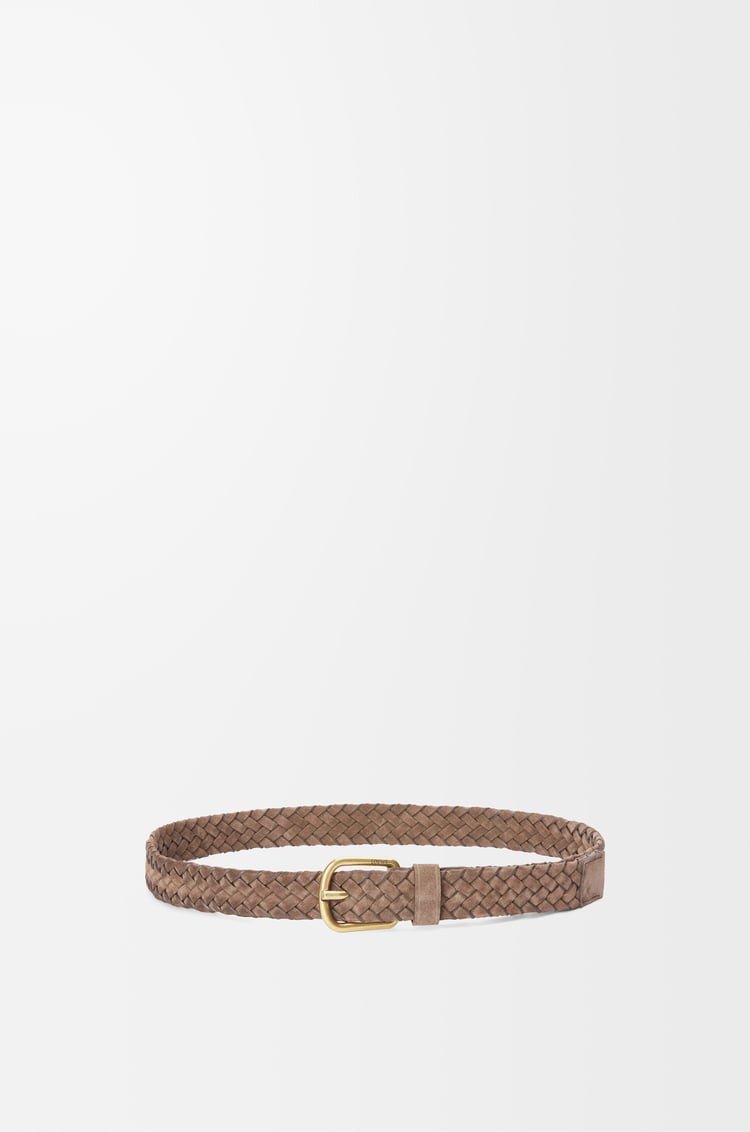 Loewe Chunky woven belt in suede calfskin 1 Colours