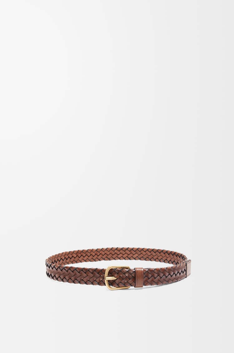 Loewe Chunky woven belt in vegetable-tanned calfskin 2 Colours