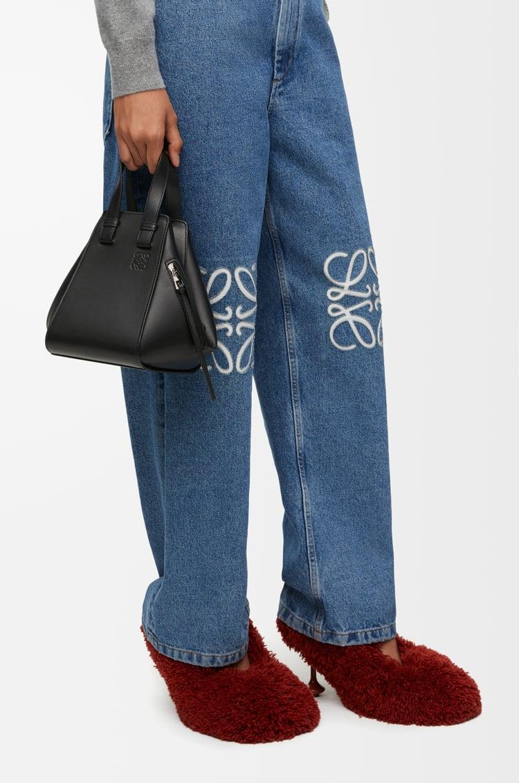 Loewe Compact Hammock Bag In Satin Calfskin 4 Colours