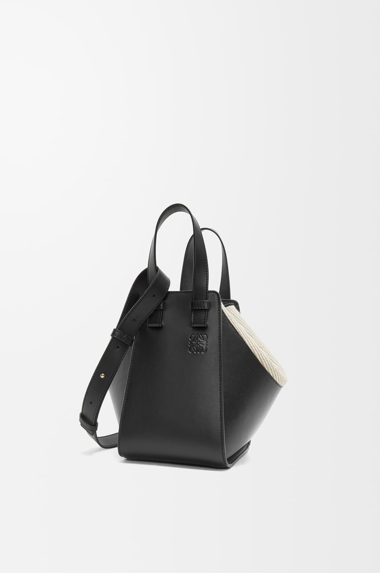 Loewe Compact Hammock bag in smooth calfskin and canvas 2 Colours