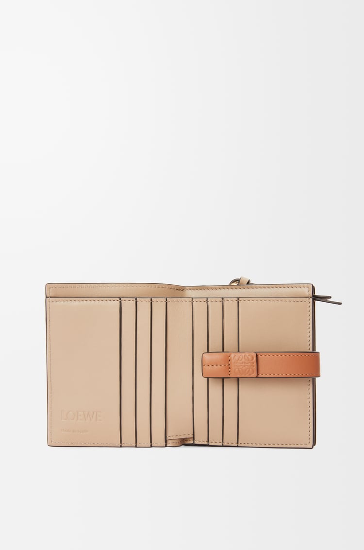 Loewe Compact Zip Wallet In Soft Grained Calfskin 7 Colours