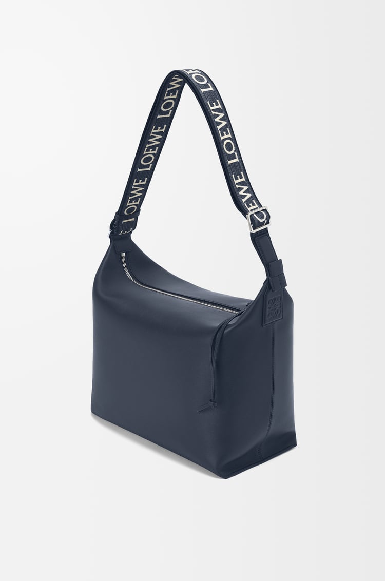 Loewe Cubi Crossbody bag in supple smooth calfskin and jacquard 2 Colours