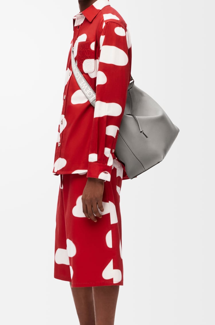 Loewe Cubi Crossbody Bag In Supple Smooth Calfskin And Jacquard 5 Colours