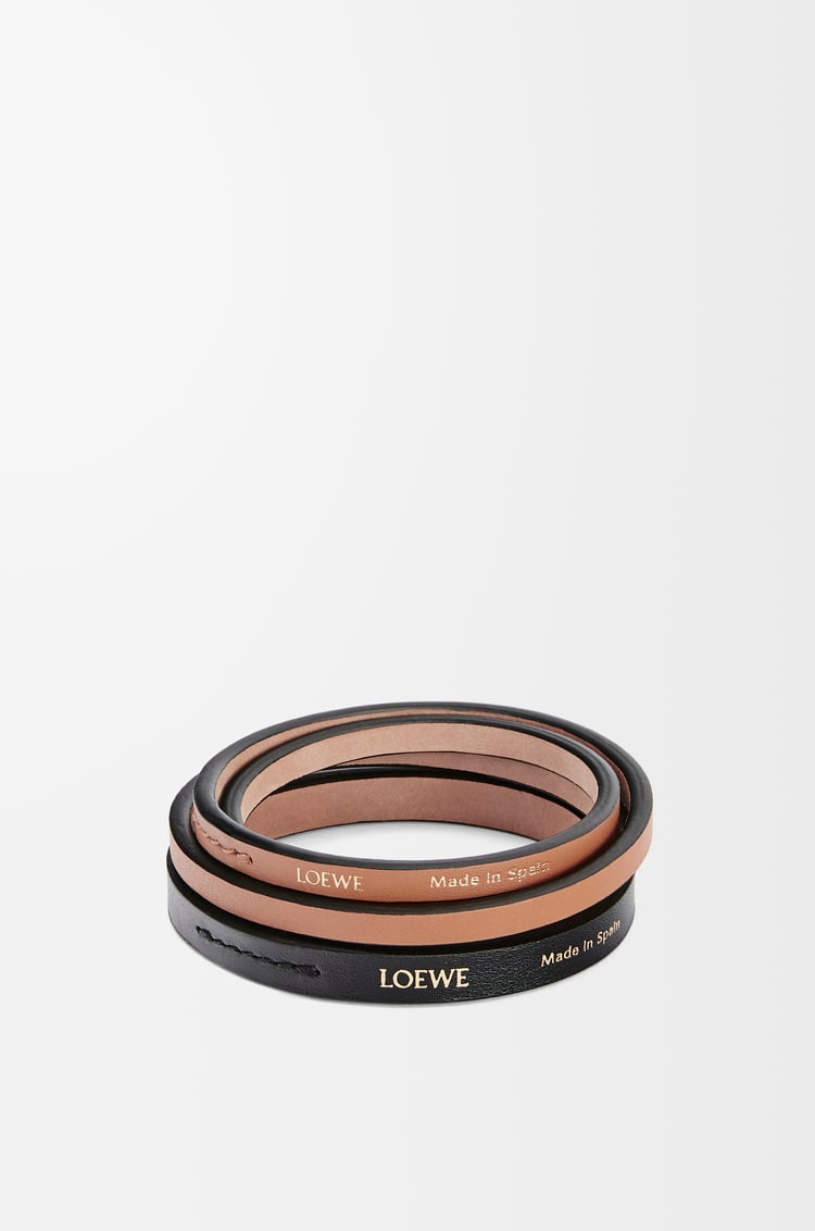 Loewe Double bangle set in classic calfskin 1 Colours