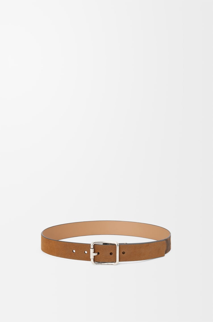 Loewe Double Roller Curve belt in pressed suede 1 Colours