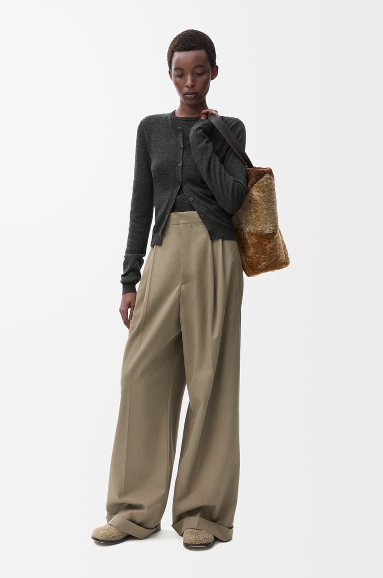 Loewe Draped Cardigan In Cashmere And Silk 3 Colours