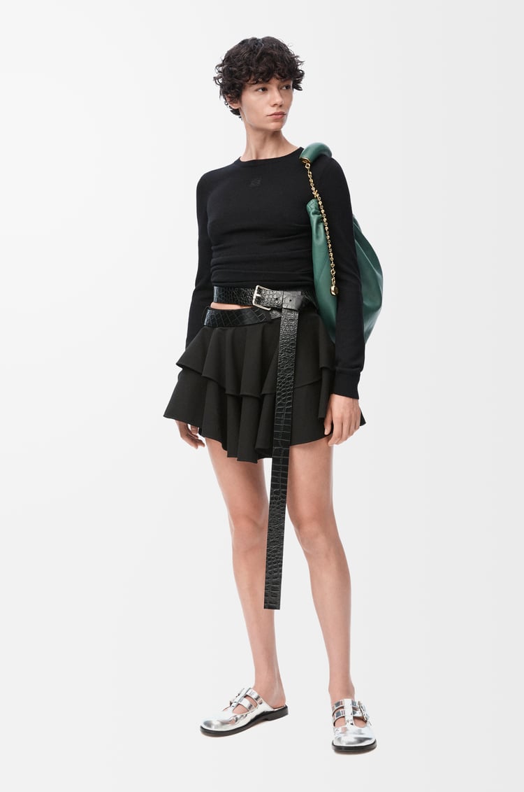 Loewe Draped Sweater In Cashmere And Silk 3 Colours