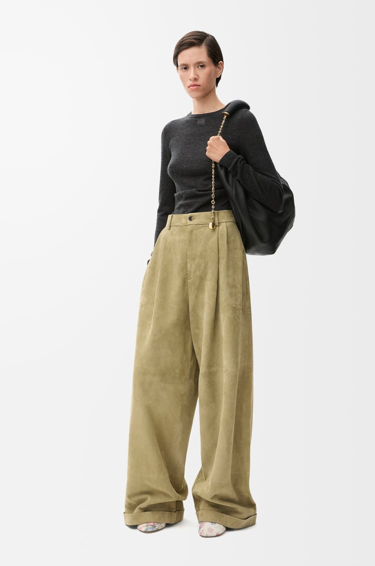 Loewe Draped Sweater In Cashmere And Silk 3 Colours