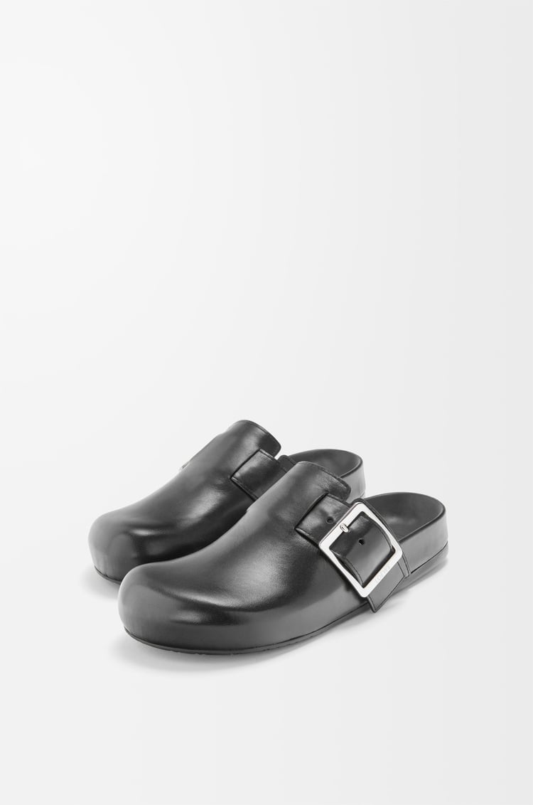 Loewe Ease Buckle Mule In Vegetable-tanned Calfskin 2 Colours