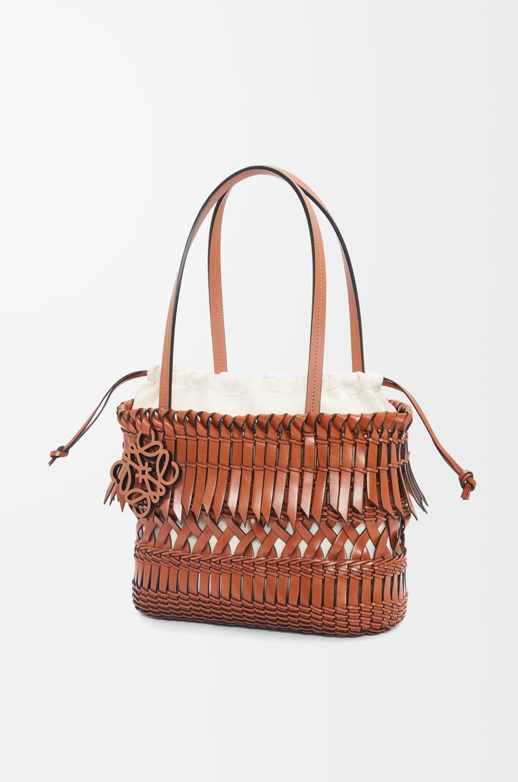 Loewe Fringe Square Basket Bag In Calfskin 2 Colours