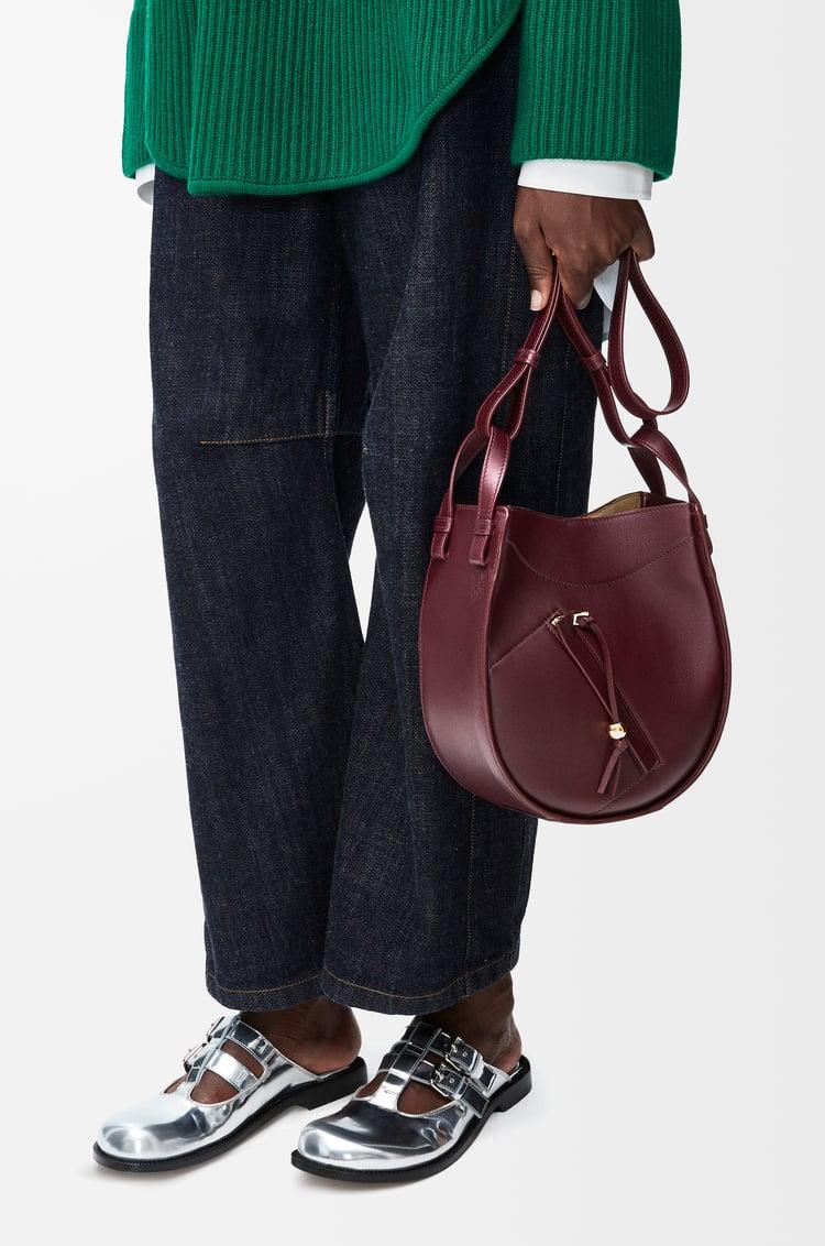 Loewe Hammock Slice Bag In Shiny Calfskin 3 Colours