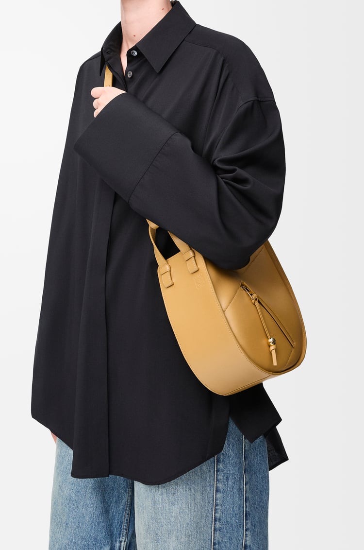 Loewe Hammock Slice Bag In Shiny Calfskin 3 Colours