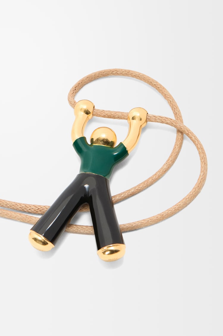 Loewe Hanging Acrobat Pendant In Sterling Silver 2 Colours