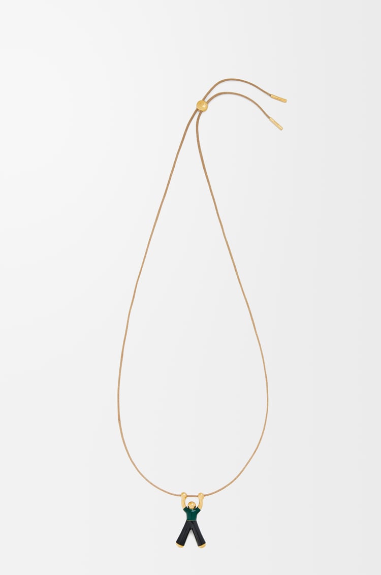 Loewe Hanging Acrobat pendant in sterling silver 2 Colours