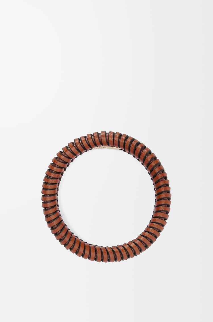 Loewe Interlock Bangle In Classic Calfskin 2 Colours