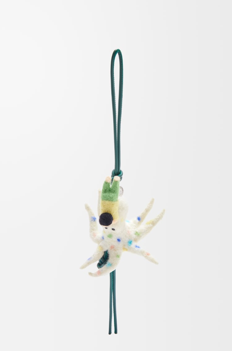 Loewe Kid with Octopus charm in felt and calfskin 1 Colours