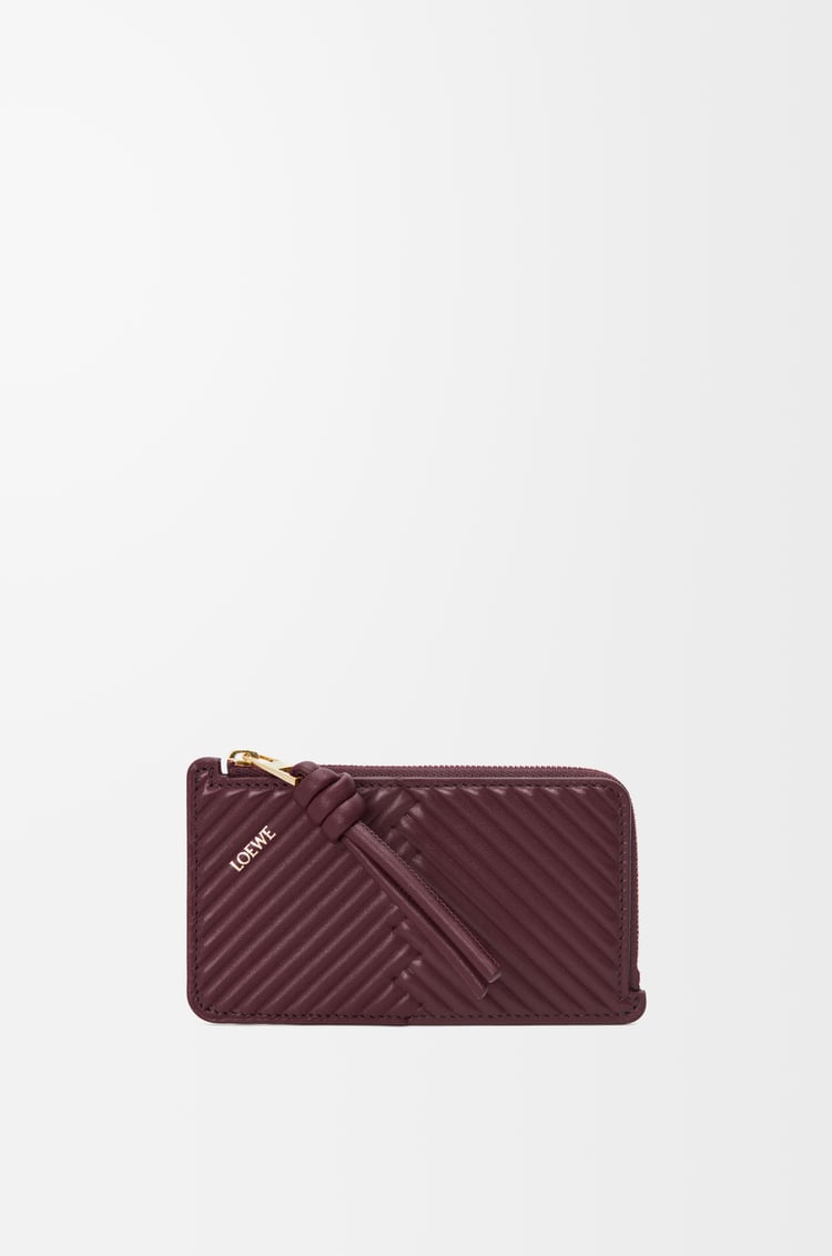 Loewe Knot coin cardholder in shiny nappa calfskin 3 Colours