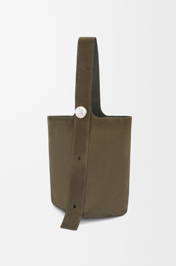 Loewe Large Pebble bucket bag in suede calfskin 2 Colours