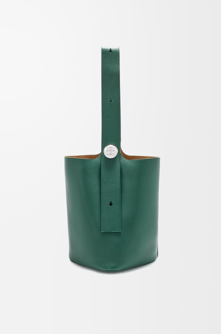 Loewe Large Pebble Bucket In Supple Grained Calfskin 3 Colours