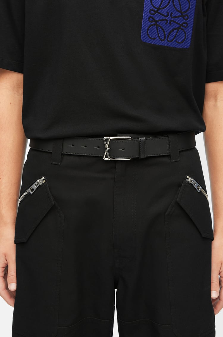 Loewe Layered Cross Buckle Belt In Smooth Calfskin 1 Colours