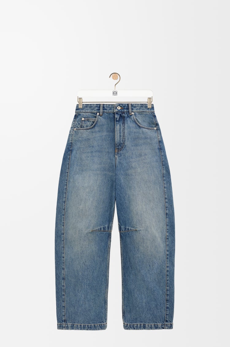 Loewe Anagram barrel jeans in denim 1 Colours