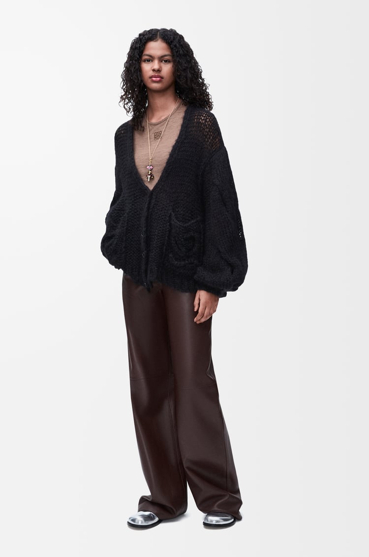 Loewe Anagram Cardigan In Mohair Blend 1 Colours