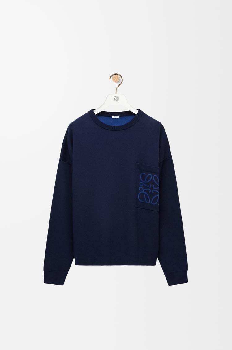 Loewe Anagram pocket sweater in cotton 1 Colours
