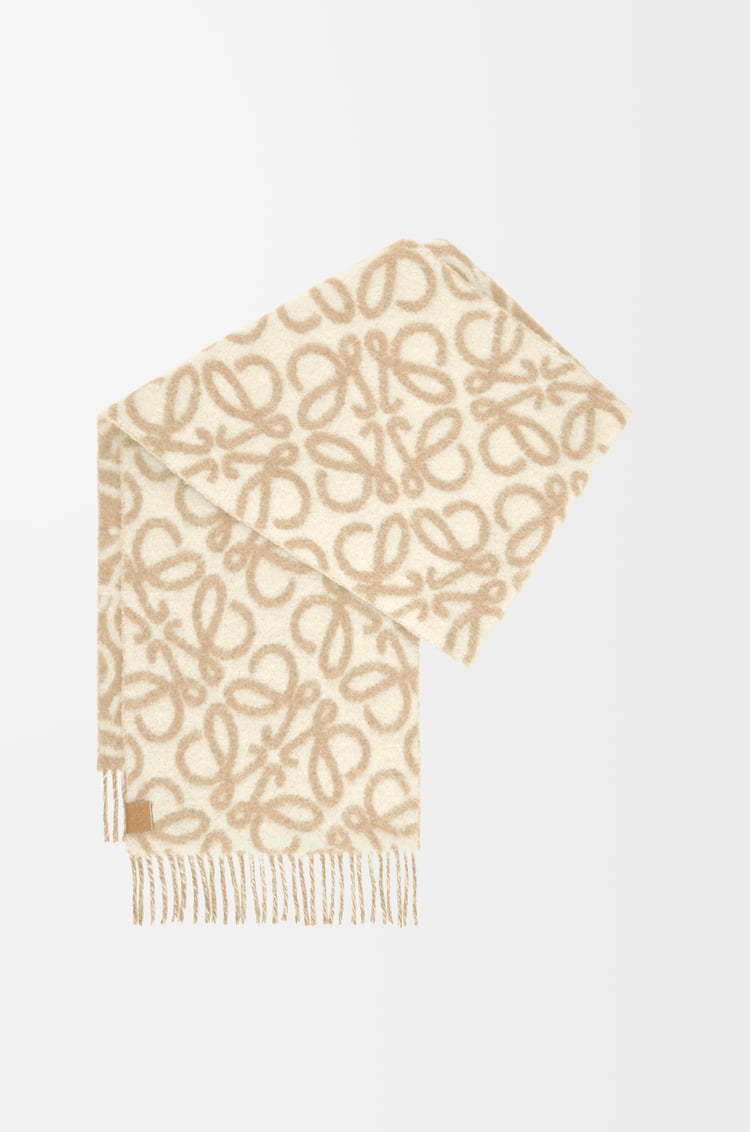Loewe Anagram Scarf In Alpaca And Wool 4 Colours