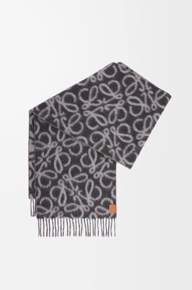 Loewe Anagram Scarf In Alpaca And Wool 4 Colours