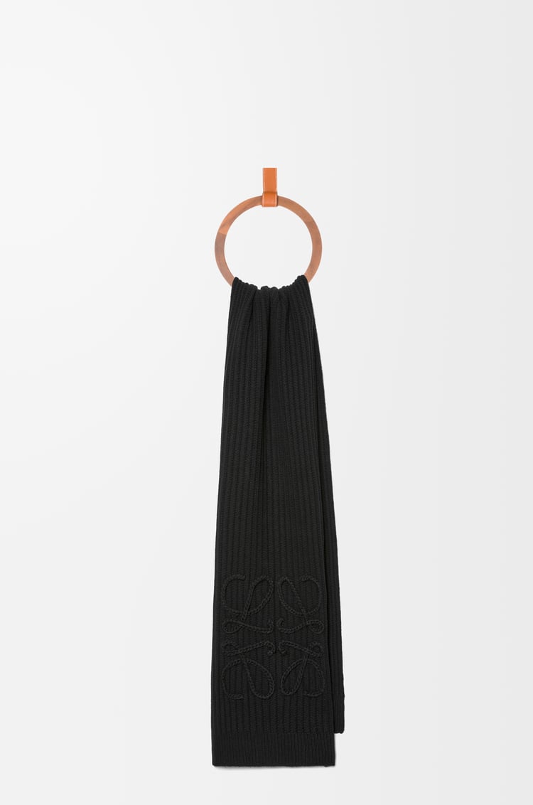 Loewe Anagram Scarf In Wool 2 Colours